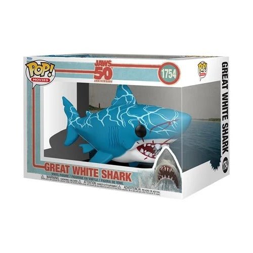 Funko Pop! 1754 Movies - Jaws 50th Anniversary Great White Shark Super 6-Inch Vinyl Figure - for just $23.67! 