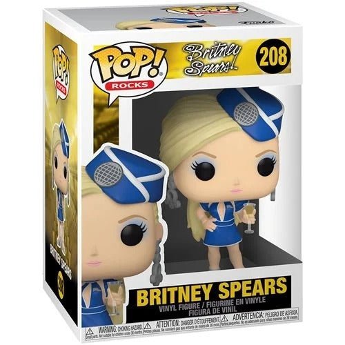 Funko Pop! 208 Rocks - Britney Spears Toxic Stewardess Vinyl Figure - for just $14.99! 