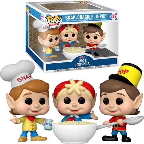 Funko Pop! 227 Moment Kelloggs Rice Krispies Snap, Crackle, and Pop - for just $35.99! 