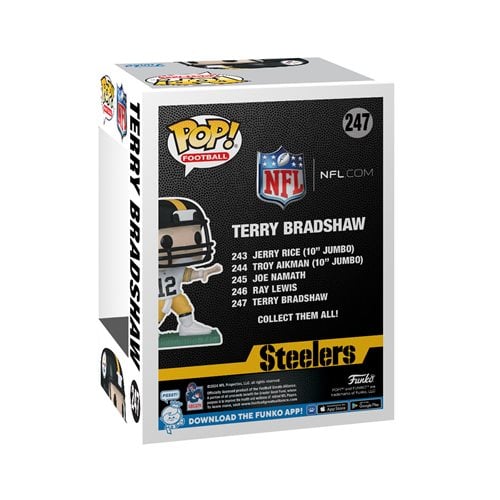 Funko Pop! 247 - NFL - Steelers Terry Bradshaw Vinyl Figure - for just $14.99! 