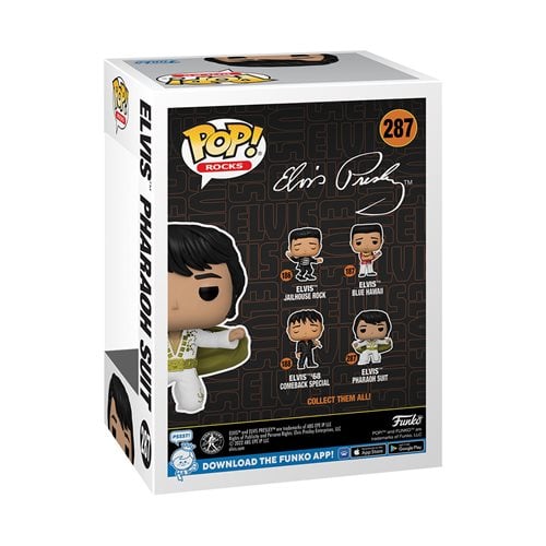 Funko Pop! 287 Rocks - Elvis Presley Pharaoh Suit Vinyl Figure - Just $11.99! Shop now at Retro Gaming of Denver