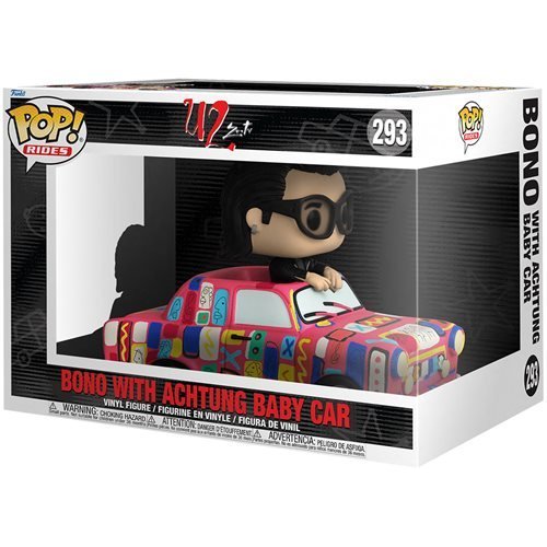 Funko Pop! 293 Rides - U2 - Bono with Achtung Baby Car Deluxe Vinyl Figure - for just $26.67! 