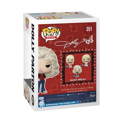 Funko Pop! 351 Rocks - Dolly Parton '77 Tour Diamond Glitter Vinyl Figure - Entertainment Earth Exclusive - Just $14.99! Shop now at Retro Gaming of Denver