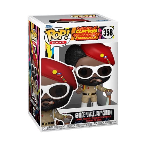 Funko Pop! 358 Rocks - George Clinton Parliament Funkadelic - George "Uncle Jam" Clinton Vinyl Figure - for just $12.67! 