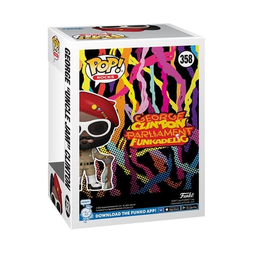 Funko Pop! 358 Rocks - George Clinton Parliament Funkadelic - George "Uncle Jam" Clinton Vinyl Figure - for just $12.67! 