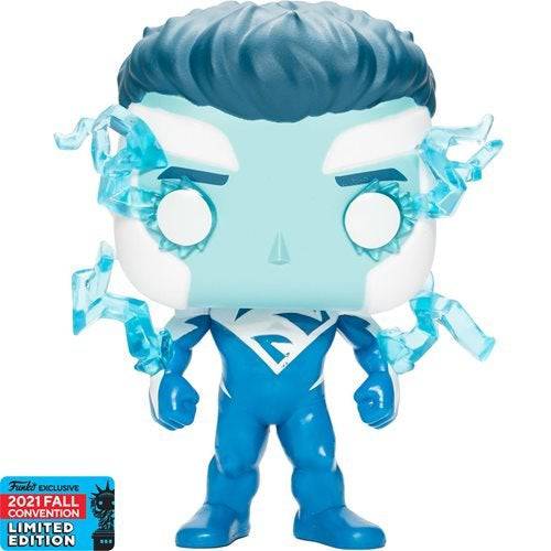 Funko Pop! 419 Heroes - Superman (Blue) Vinyl Figure - 2021 Convention Exclusive - Just $17.99! Shop now at Retro Gaming of Denver