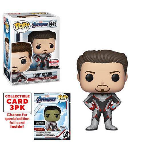 Funko Pop! 449 Marvel Avengers Endgame Tony Stark Pop! Vinyl Figure with Collector Cards - Entertainment Earth Exclusive - Just $15.99! Shop now at Retro Gaming of Denver