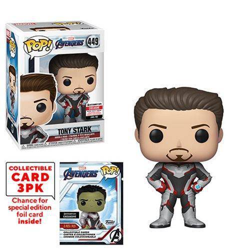 Funko Pop! 449 Marvel Avengers Endgame Tony Stark Pop! Vinyl Figure with Collector Cards - Entertainment Earth Exclusive - for just $16.67! 