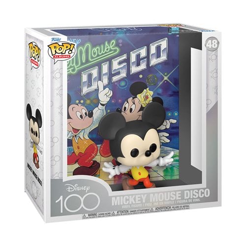 Funko Pop! #48 Disney 100 Mickey Mouse Disco Album Figure with Case - for just $23.67! 