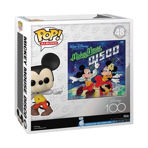 Funko Pop! #48 Disney 100 Mickey Mouse Disco Album Figure with Case - for just $23.99! 