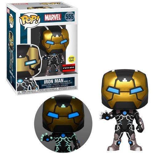 Funko Pop! 555 Marvel - Iron Man Model 39 GITD Bobble Head - AAA Exclusive - for just $18.67! 
