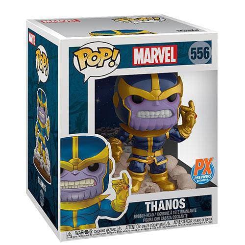 Funko Pop! 556 - Marvel Heroes - Thanos Snap 6-Inch Vinyl Bobble Head - PX - for just $28.67! 