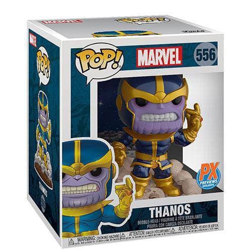 Funko Pop! 556 - Marvel Heroes - Thanos Snap 6-Inch Vinyl Bobble Head - PX - Just $27.99! Shop now at Retro Gaming of Denver