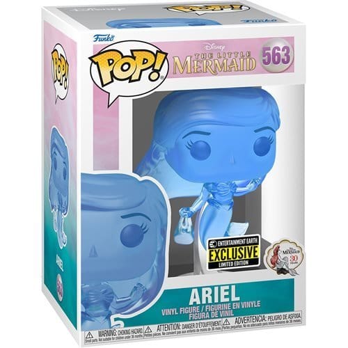 Funko Pop! 563 Disney - The Little Mermaid - Ariel Blue Translucent Vinyl Figure - Entertainment Earth Exclusive - for just $14.67! 