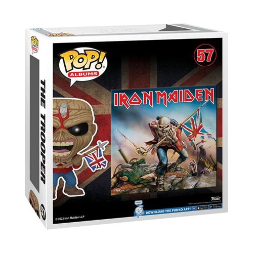 Funko Pop! 57 Iron Maiden The Trooper Album Figure with Case - Just $19.92! Shop now at Retro Gaming of Denver