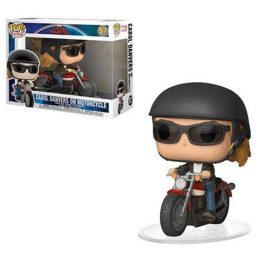 Funko Pop! 57 Pop Rides- Captain Marvel - Carol Danvers on Motorcycle vinyl figure - Just $24.99! Shop now at Retro Gaming of Denver