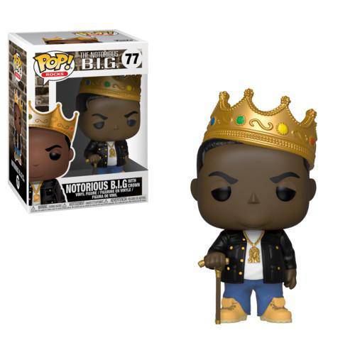 Funko Pop! 77 Pop Rocks- Notorious B.I.G. with Crown vinyl figure - Just $11.99! Shop now at Retro Gaming of Denver