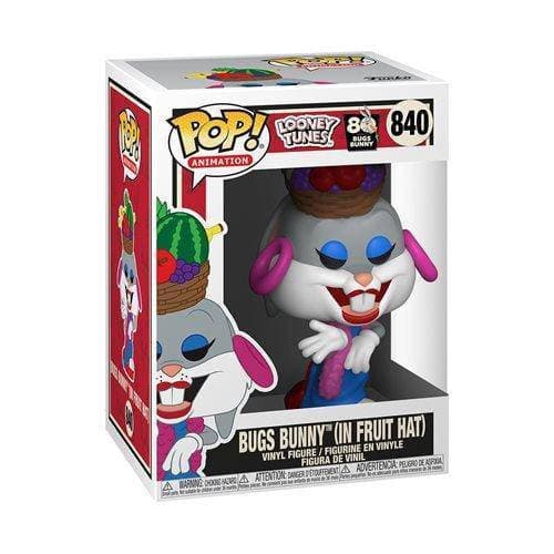Funko Pop! 840 Pop Animation - Looney Tunes - Bugs Bunny 80th in Fruit Hat Vinyl Figure - for just $12.67! 