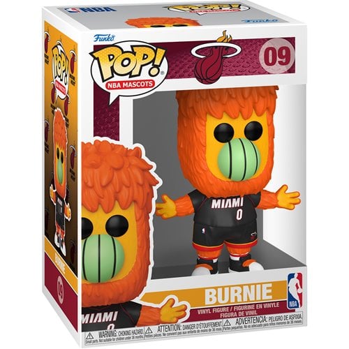 Funko Pop! #9 NBA Mascots - Miami Heat - Burnie Vinyl Figure - for just $14.99! 