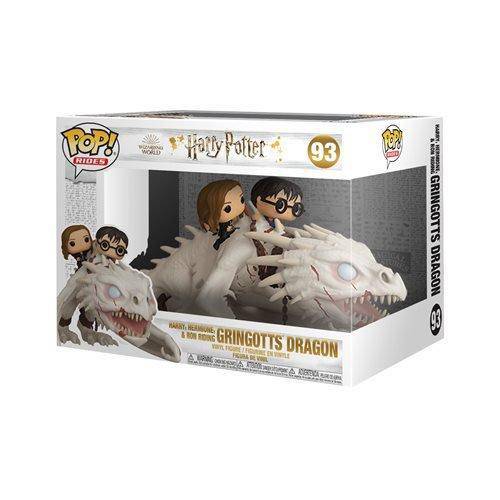 Funko Pop! 93 Pop Rides - Harry Potter - Harry, Hermione & Ron Riding Gringotts Dragon vinyl figure - for just $29.67! 