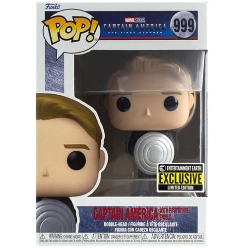 Funko Pop! 999 Marvel- Captain America with Prototype Shield Vinyl Figure - Entertainment Earth Exclusive - Just $14.99! Shop now at Retro Gaming of Denver