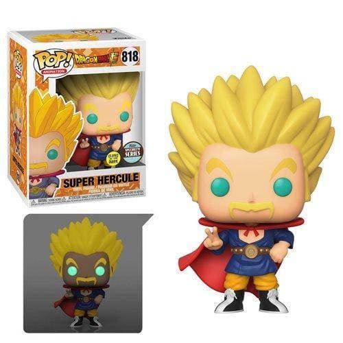 Funko Pop! Animation 818 Dragon Ball Z - Super Saiyan Hercule GITD Specialty Series vinyl fig - for just $15.67! 