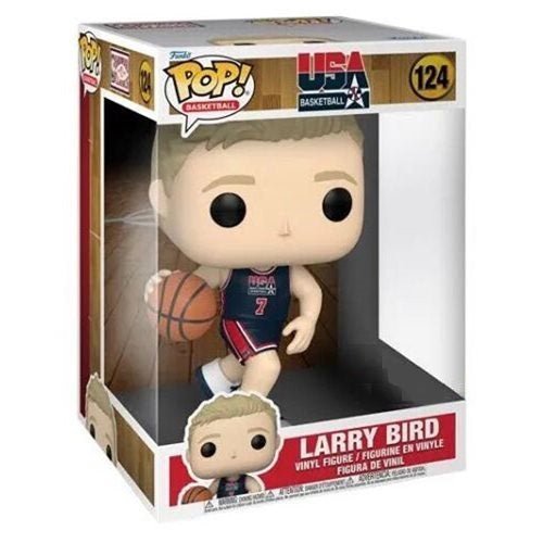 Funko Pop! Basketball 124 NBA Larry Bird (1992 Team USA Navy Jersey) 10-Inch Vinyl Figure - for just $56.67! 