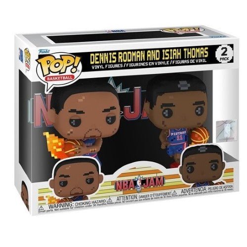 Funko Pop! Basketball NBA JAM Dennis Rodman & Isiah Thomas 2-Pack Vinyl Figure - for just $21.67! 