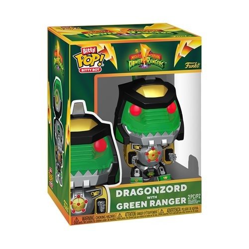 Funko Pop! Bitty Bot Power Rangers Dragonzord with Green Ranger Vinyl Figure - for just $20.67! 