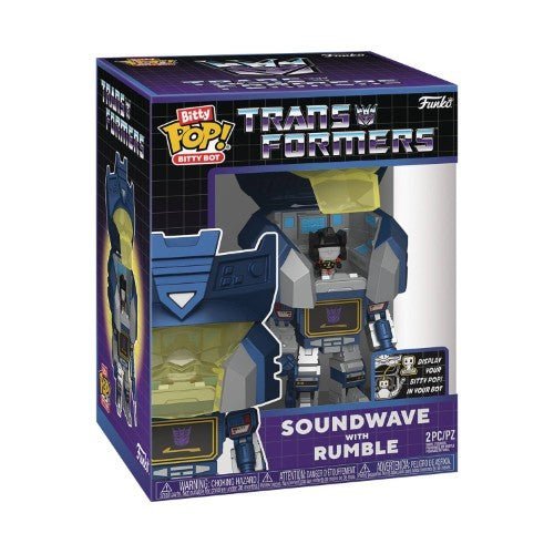 Funko Pop! Bitty Bot Transformers Soundwave with Rumble Vinyl Figure - for just $20.99! 
