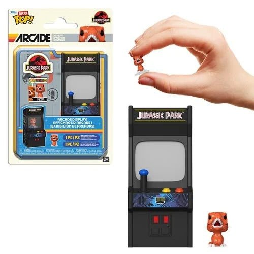 Funko Pop! Bitty - Jurassic Park Raptor Arcade Cabinet - for just $9.99! 