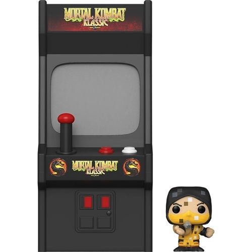Funko Pop! Bitty - Mortal Kombat Scorpion Arcade Cabinet - for just $9.99! 