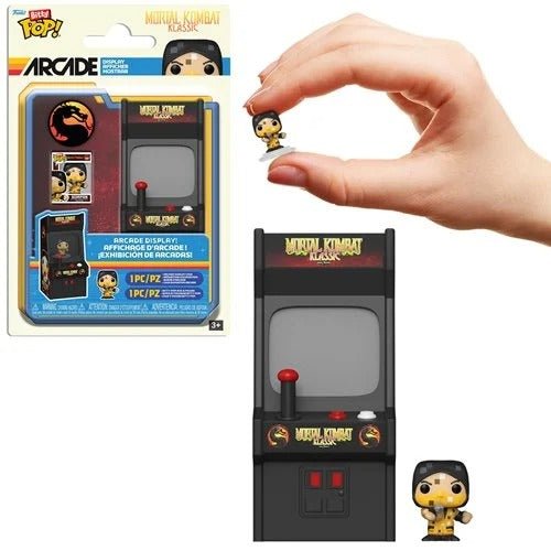 Funko Pop! Bitty - Mortal Kombat Scorpion Arcade Cabinet - for just $9.99! 