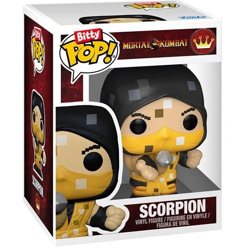 Funko Pop! Bitty - Mortal Kombat Scorpion Arcade Cabinet - for just $9.99! 