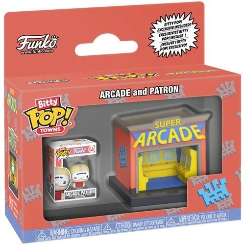 Funko Pop! Bitty Town - Bitty City Arcade & Patron - for just $9.99! 