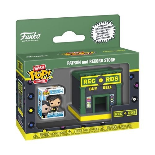 Funko Pop! Bitty Town - Bitty City Record Store & Patron - for just $9.99! 