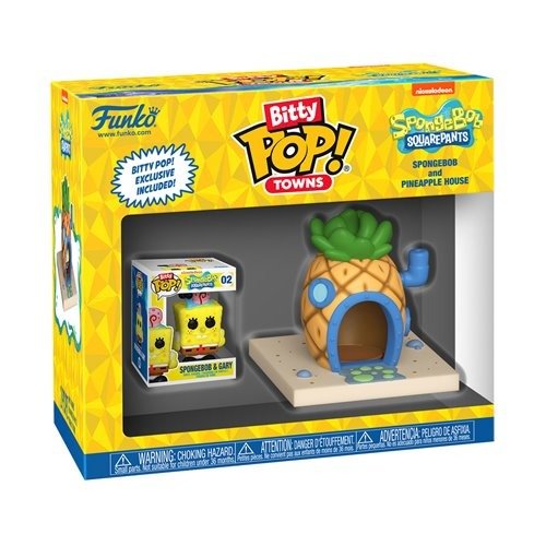 Funko Pop! Bitty Town - SpongeBob SquarePants and Pineapple House - for just $9.99! 