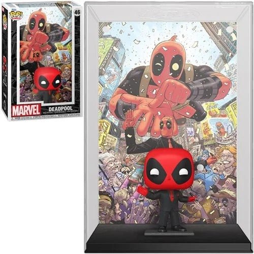 Funko Pop! Deadpool (2015) #1 Deadpool in Black Suit Comic Cover Figure with Case - Just $24.60! Shop now at Retro Gaming of Denver