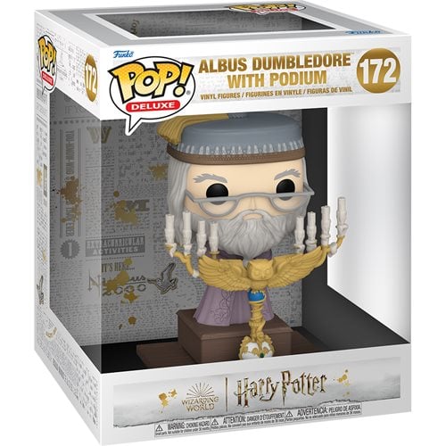 Funko Pop! Deluxe #172 Harry Potter and the Prisoner of Azkaban - Dumbledore with Podium Vinyl Figure - for just $25.67! 
