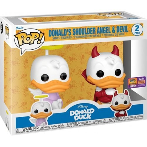 Funko Pop! Disney Donald's Shoulder Angel and Devil Vinyl Figure 2-Pack- Exclusive - Just $24.50! Shop now at Retro Gaming of Denver