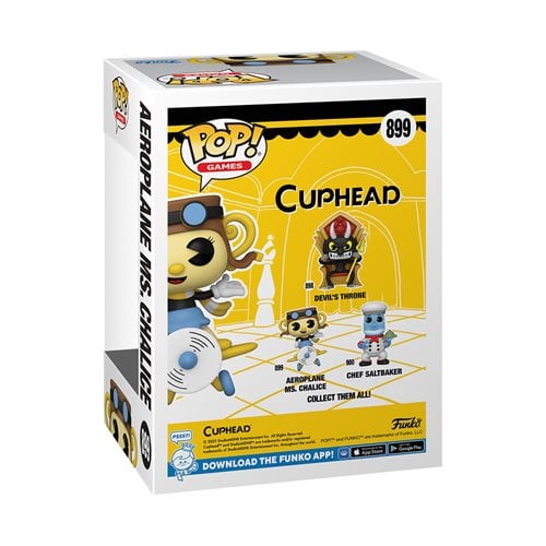 Funko Pop! Games 899 Cuphead - Aeroplane Ms. Chalice Vinyl Figure - for just $14.99! 