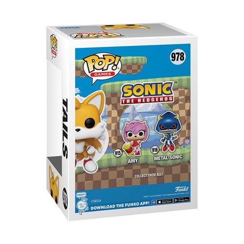 Funko Pop! Games 978 - Sonic the Hedgehog - Tails Flying Vinyl Figure - Specialty Series - for just $15.67! 