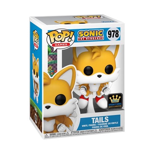 Funko Pop! Games 978 - Sonic the Hedgehog - Tails Flying Vinyl Figure - Specialty Series - for just $14.99! 