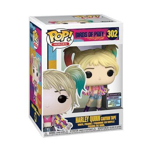 Funko Pop! Heroes 302 Birds of Prey Harley Quinn Caution Tape Funko Pop! w/ Collectible Card - EE Exclusive - Just $22.99! Shop now at Retro Gaming of Denver