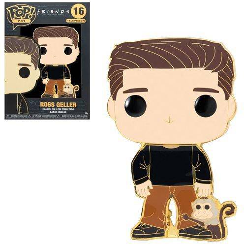 Funko Pop! Large Enamel Pin - Friends - #16 Ross Geller - for just $14.67! 