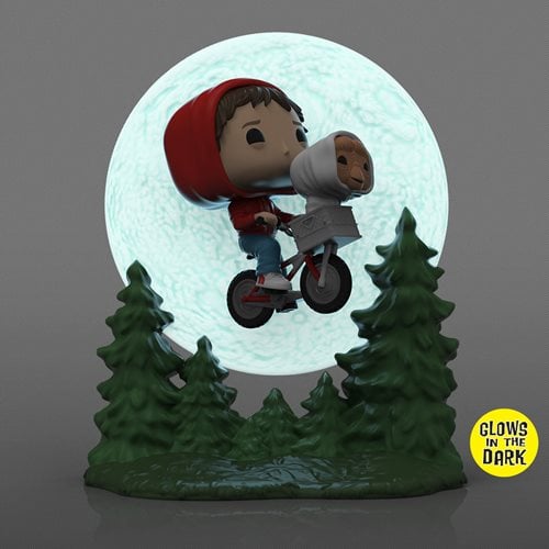 Funko Pop! Moment 1259 E.T. 40th Anniversary - Elliott & E.T. Glow-in-the-Dark Vinyl Figure - for just $28.67! 
