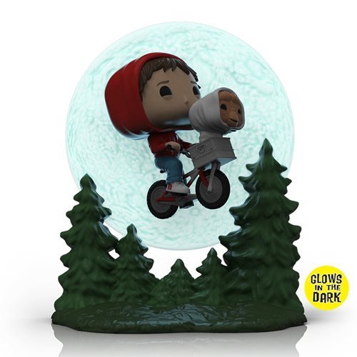 Funko Pop! Moment 1259 E.T. 40th Anniversary - Elliott & E.T. Glow-in-the-Dark Vinyl Figure - for just $28.67! 