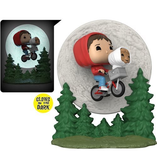 Funko Pop! Moment 1259 E.T. 40th Anniversary - Elliott & E.T. Glow-in-the-Dark Vinyl Figure - for just $28.67! 