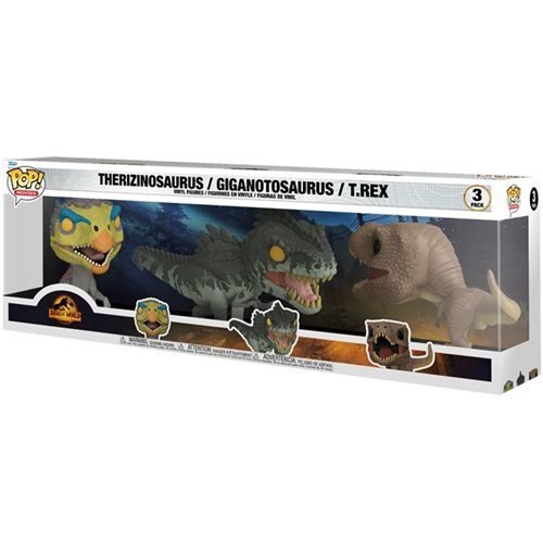 Funko Pop! Movies - Jurassic World: Dominion - Dinosaur 3-Pack Vinyl Figures - Exclusive - for just $20.67! 