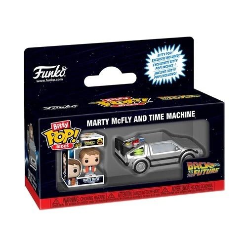 Funko Pop! Ride Bitty Back to the Future Marty McFly and Time Machine - for just $8.67! 